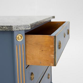 Byrå, gustaviansk stil, 1900-talets mitt.