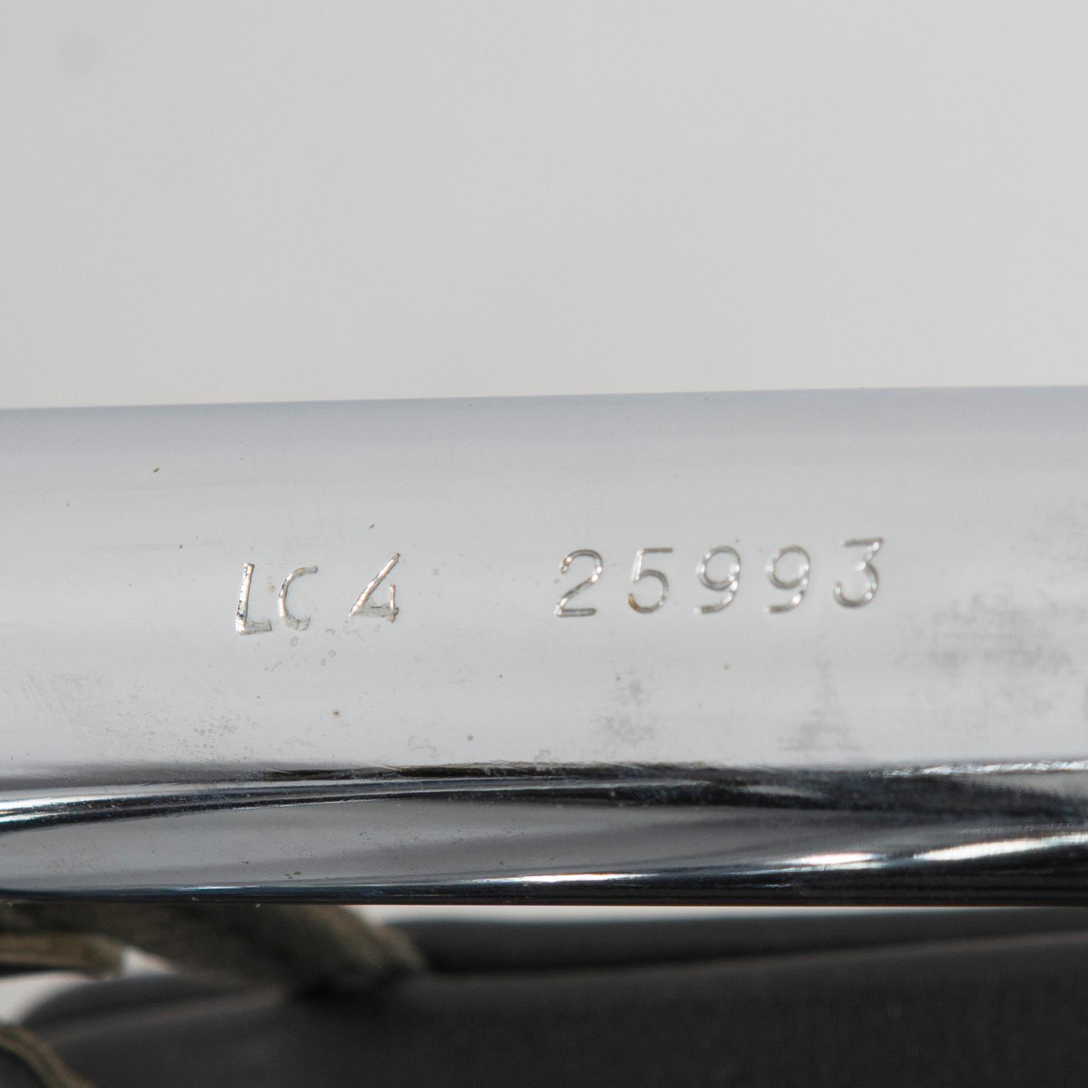 Charlotte Perriand & Le Corbusier, an 'LC4' lounge chair, Cassina, Italy.