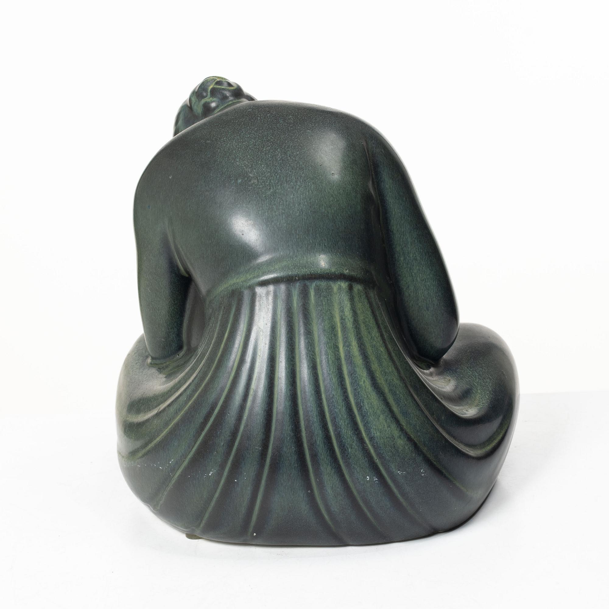 Gunnar Nylund, Sculpture, flintware, Rörstrand.