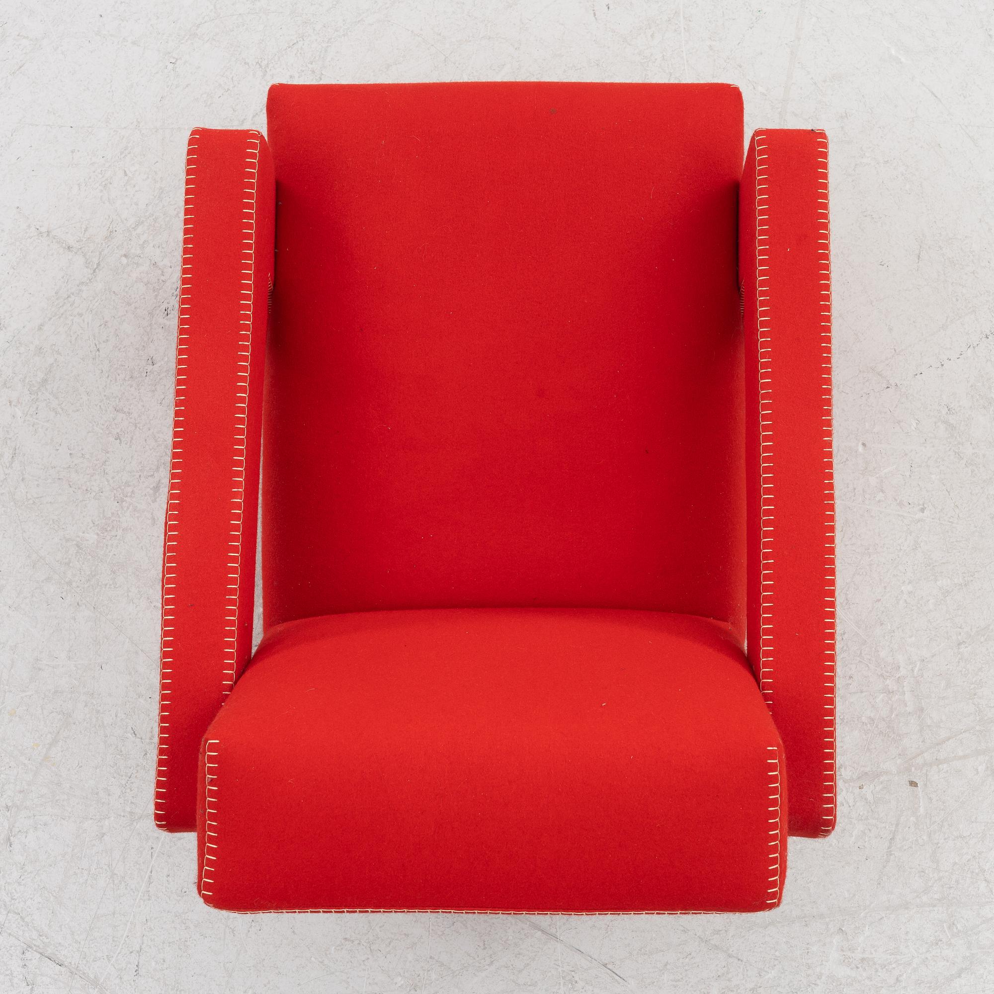 Gerrit Rietveld, fåtölj, "Utrecht", Cassina, 2000-tal.