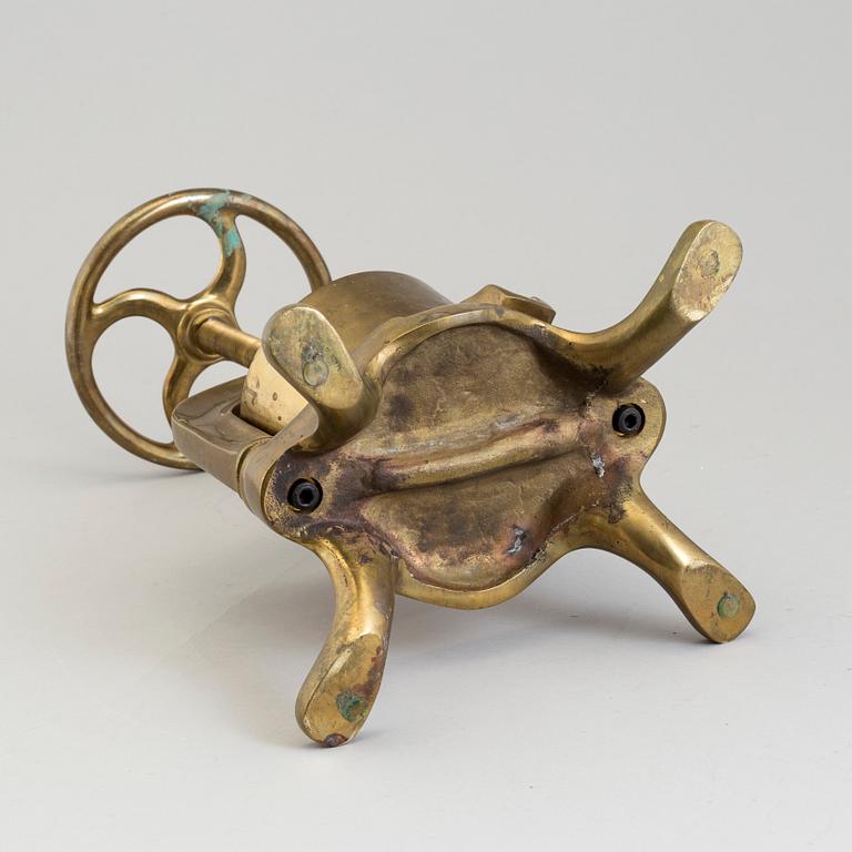 ANKPRESS, mässing, 1900-tal.