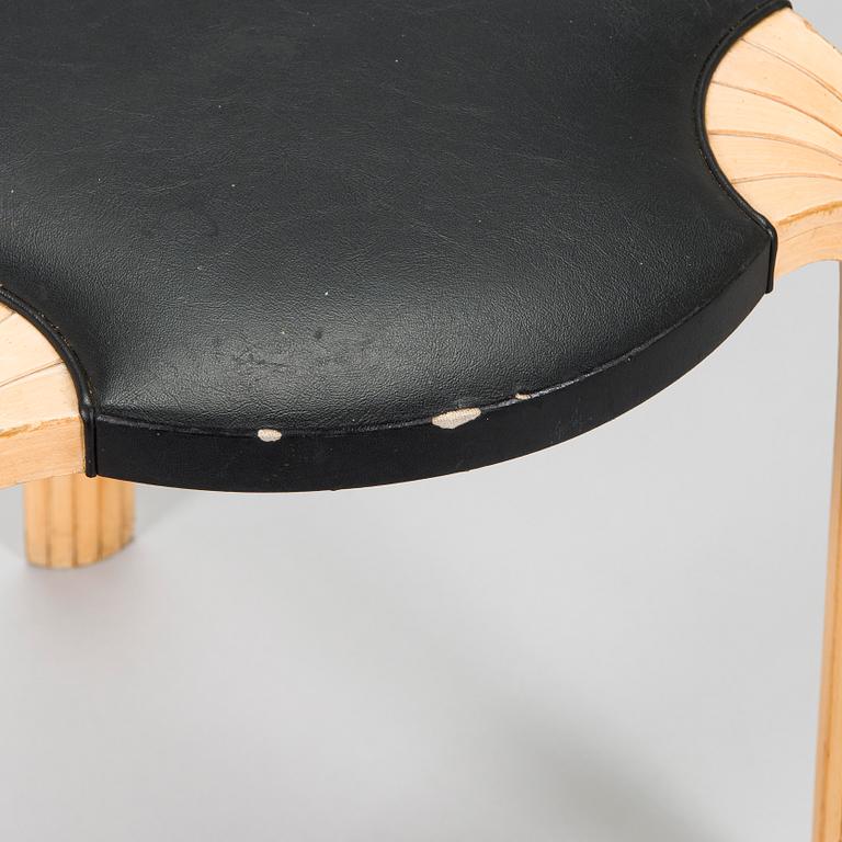 Alvar Aalto, a 1970s 'X600' stool for Artek.