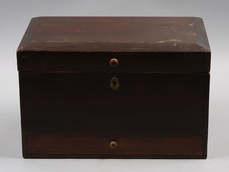 SOCKERTOPPSLÅDA, 1800-talets senare hälft.