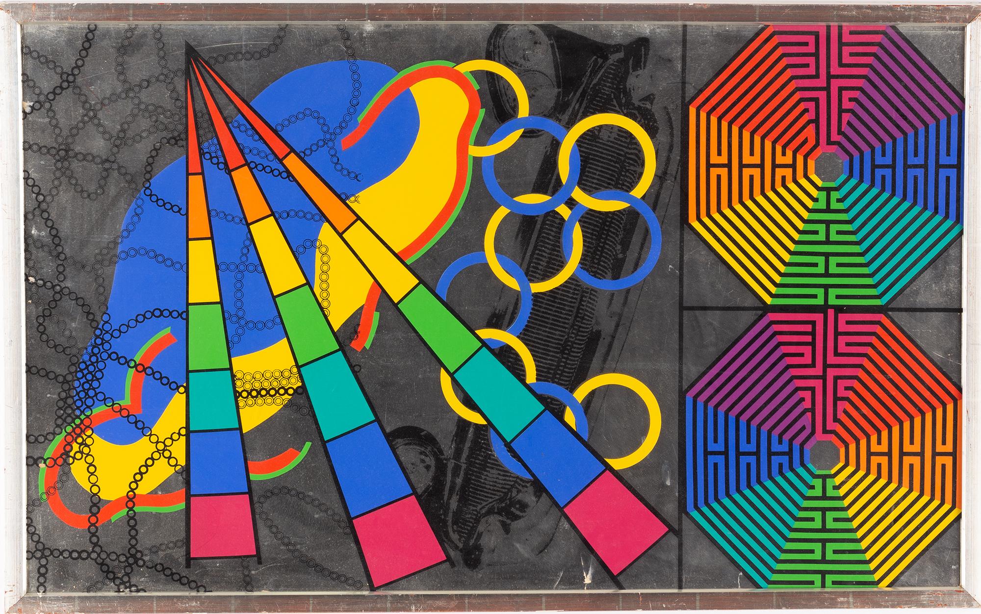 Peter Phillips, silkscreen, 1965, signed 130/200.