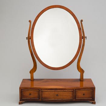 A yew table mirror, 20th century.