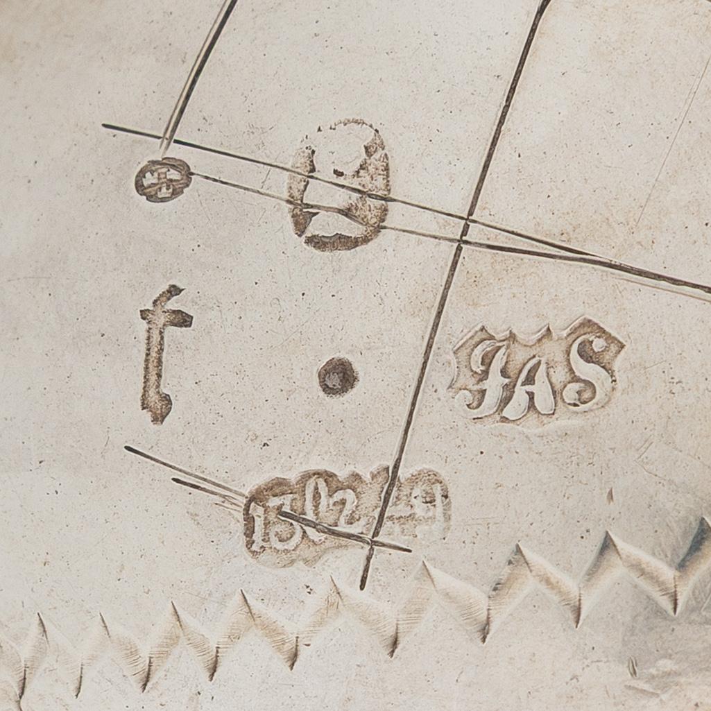 A mid-18th-century silver beaker, maker's mark of Johan Andersson Starin, Stockholm 1746.