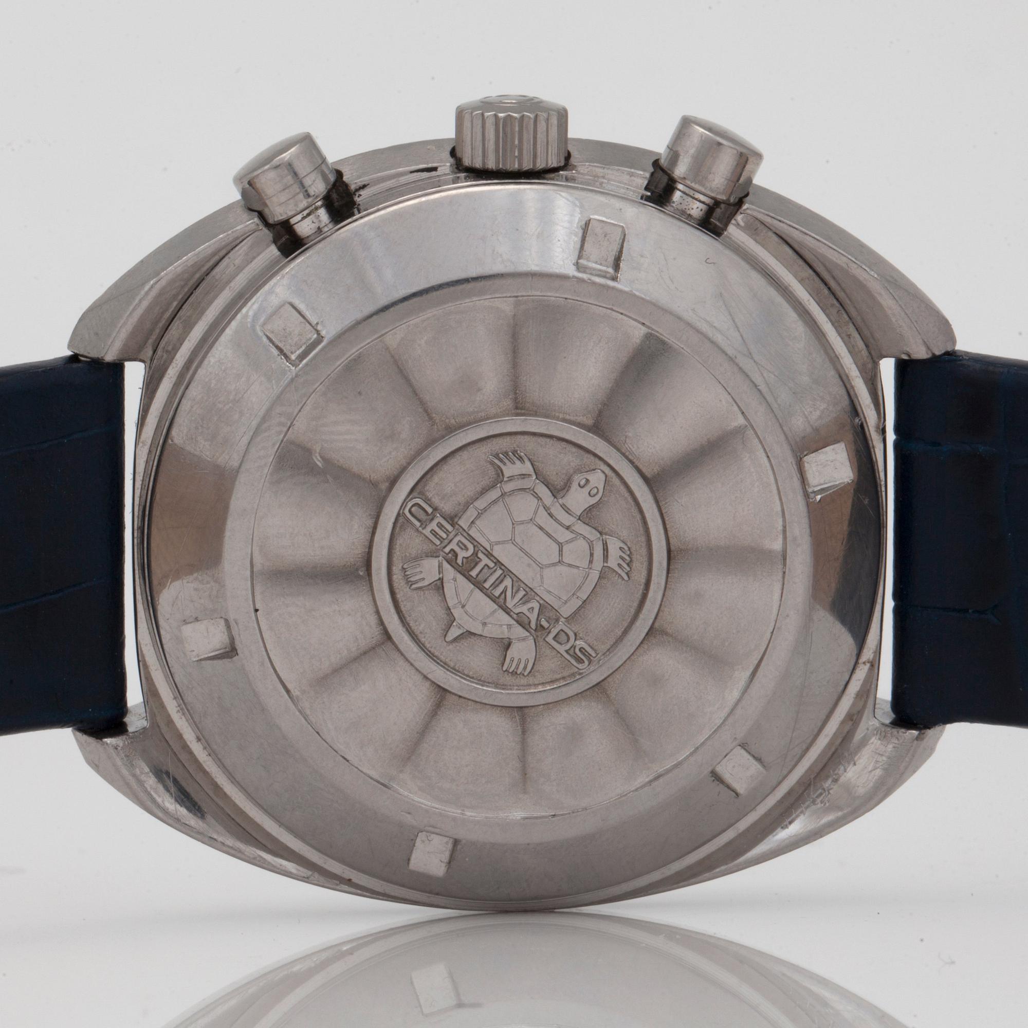 CERTINA, DS-2, Chronolympic, "Tachymetre", kronograf, armbandsur, 42,5 x 40,5 (48) mm,
