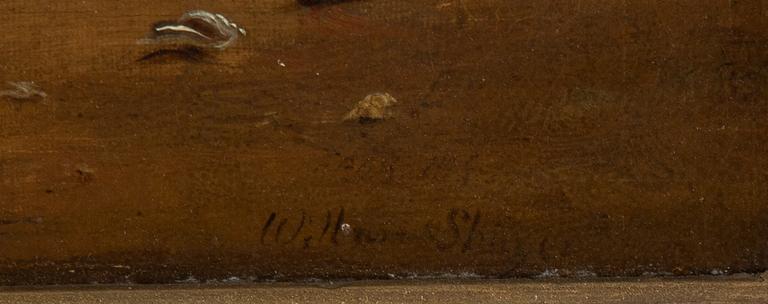 WILLIAM SHAYER, in the manner of, oil on canvas, signed.
