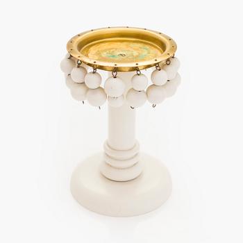 Kaija Aarikka, puuveistoksia, 2 kpl ja kynttilänjalka, Aarikka, Suomi.