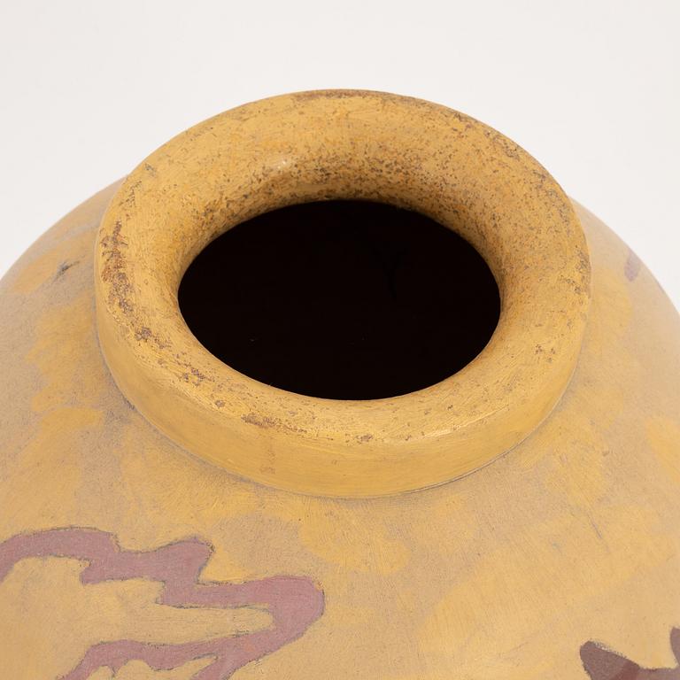 A stonware vase from Höganäs, 20th Century.