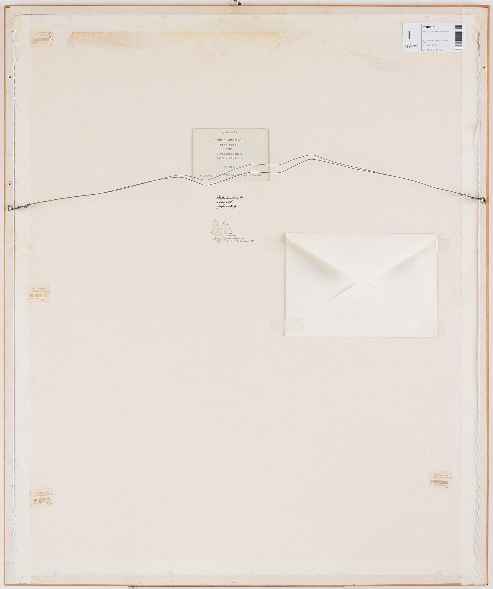John Chamberlain, Untitled.