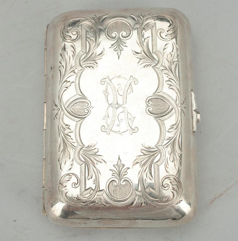 DOSA, silver, Johan Alfred Appelgren, Åbo 1890. Vikt 132 g.