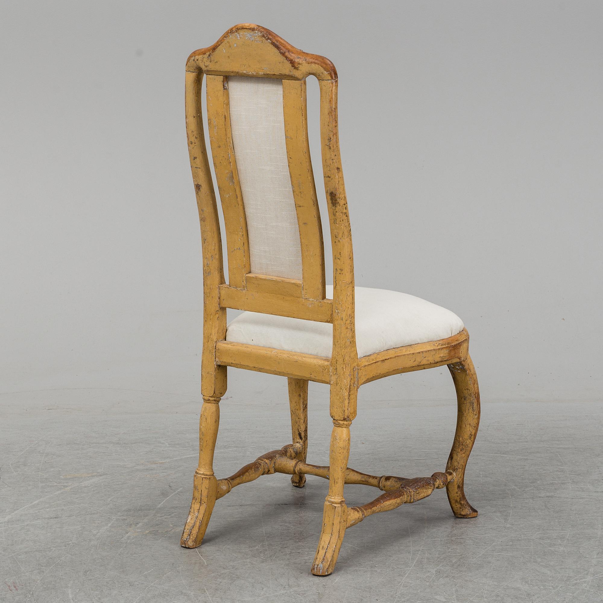 A mid 18th Century rococo chair.