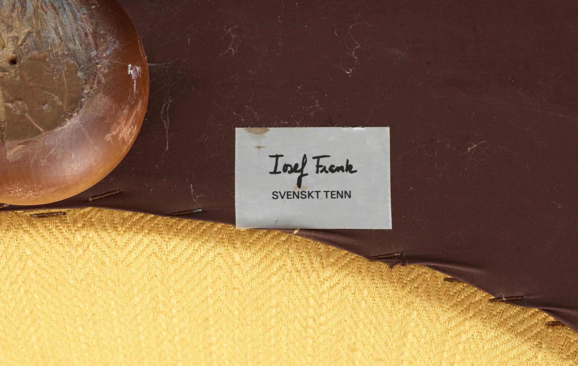 JOSEF FRANK, soffa, Firma Svenskt Tenn, modell 968.
