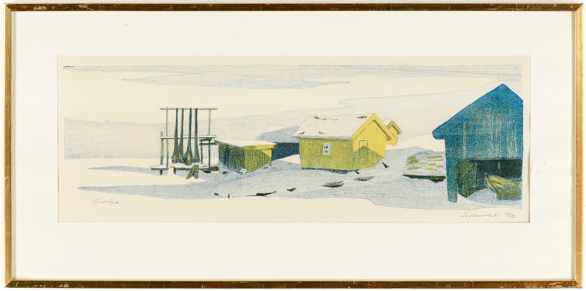 ROLAND SVENSSON, färglitografi, signerad och numrerad 19/50.