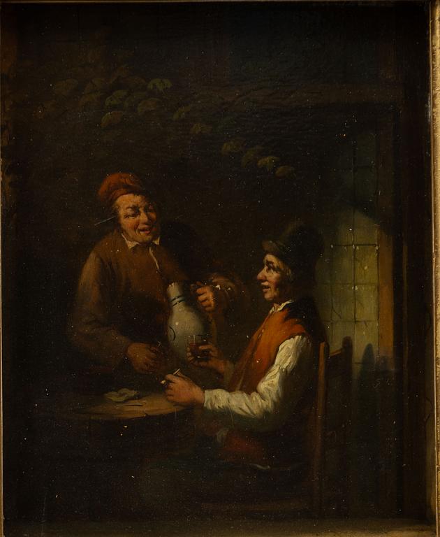 Dutch school, 19th century, Inn scene.