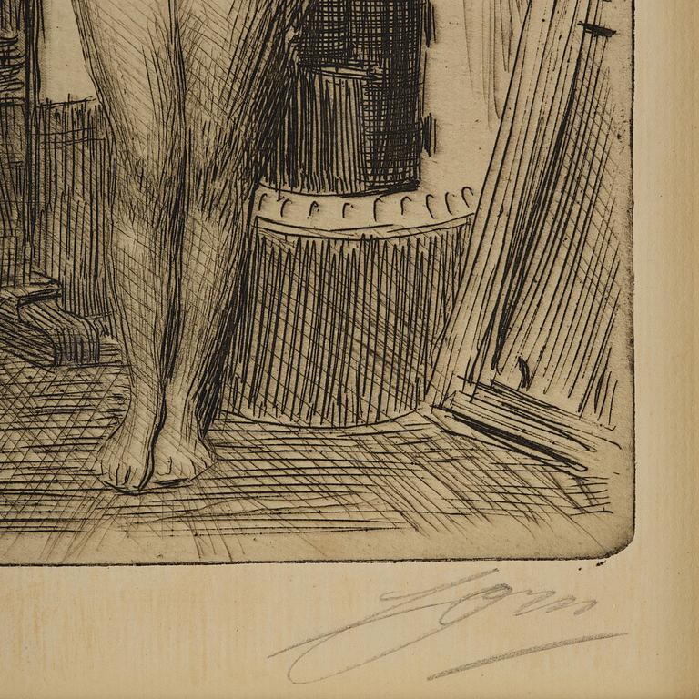 Anders Zorn, "Before the Stove".