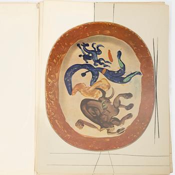 Pablo Picasso, a book, "Ceramiques".