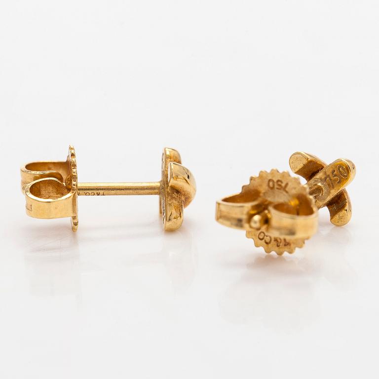 Tiffany & Co, korvakorut, "Cross Stitch", 18K kultaa.