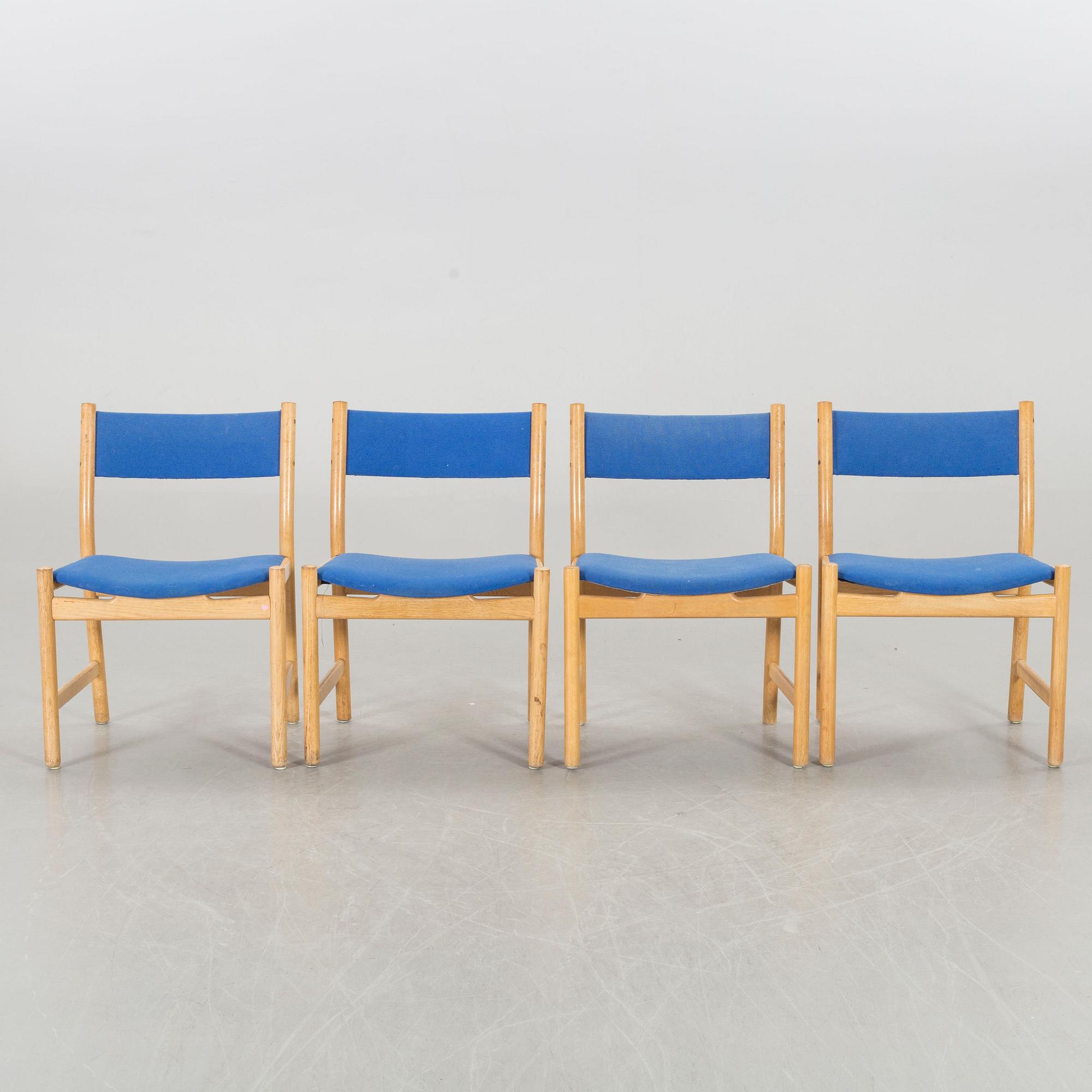 10 HANS J WEGNER CHAIRS, CH51, Denmark.