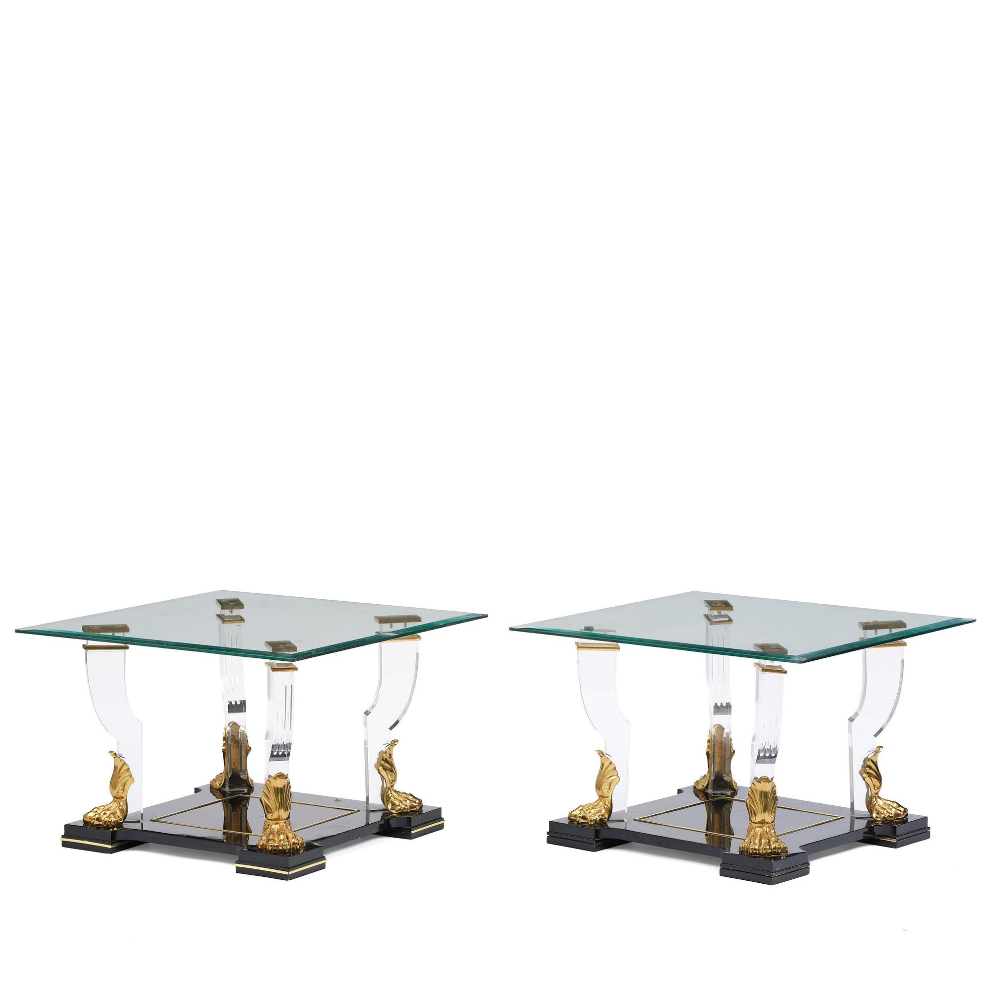 A pair of side tables from Mariner, Spain, 1988.