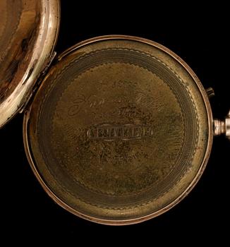 HERRFICKUR, guld 14k, sent 1800-tal. Vikt ca 70 gram.