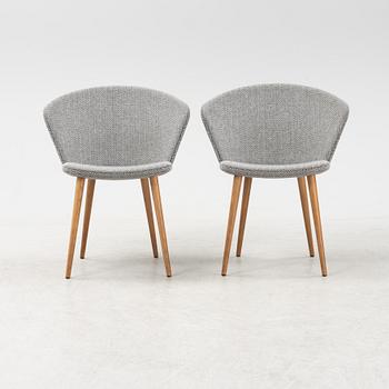 A set of six 'Miss Holly Upholstered' by Jonas Lindvall for Stolab designed 2018.