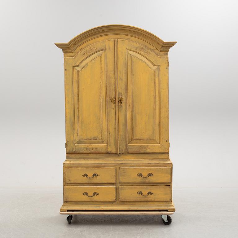 An 18th century rococo cabinet.