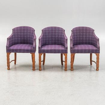 An eight-piece furniture suite, first half of the 20th Century.