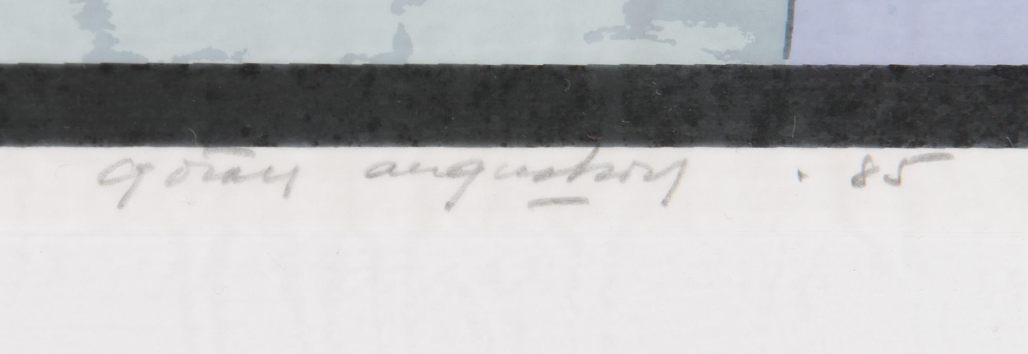 GÖRAN AUGUSTSON, serigraph, signed and numbered 44/100.