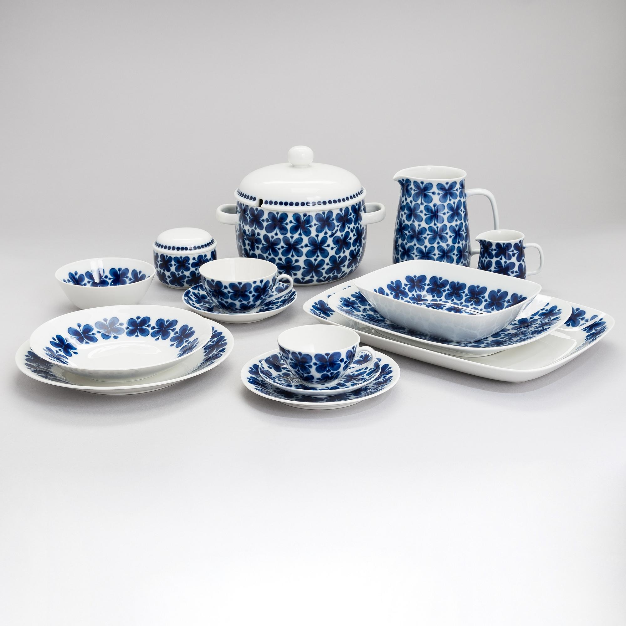 MARIANNE WESTMAN, SERVIS, 54 delar, porslin, "Mon Amie", Rörstrand.