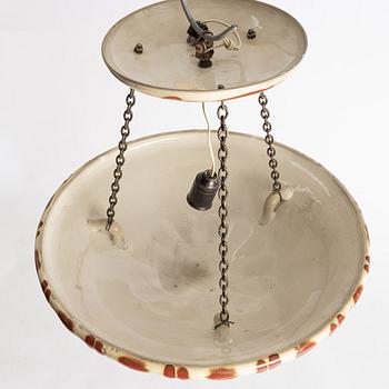 Taklampa, troligtvis Högsnäsbolaget, 1910-20-tal.