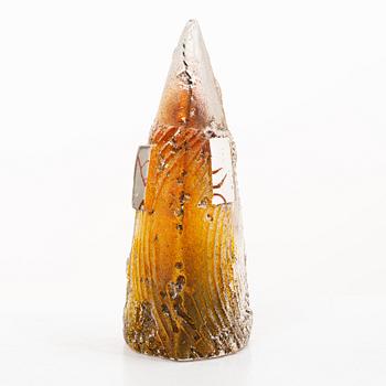 Bertil Vallien, glasskulptur, Kosta Boda, signerad och numrerad 18/199.
