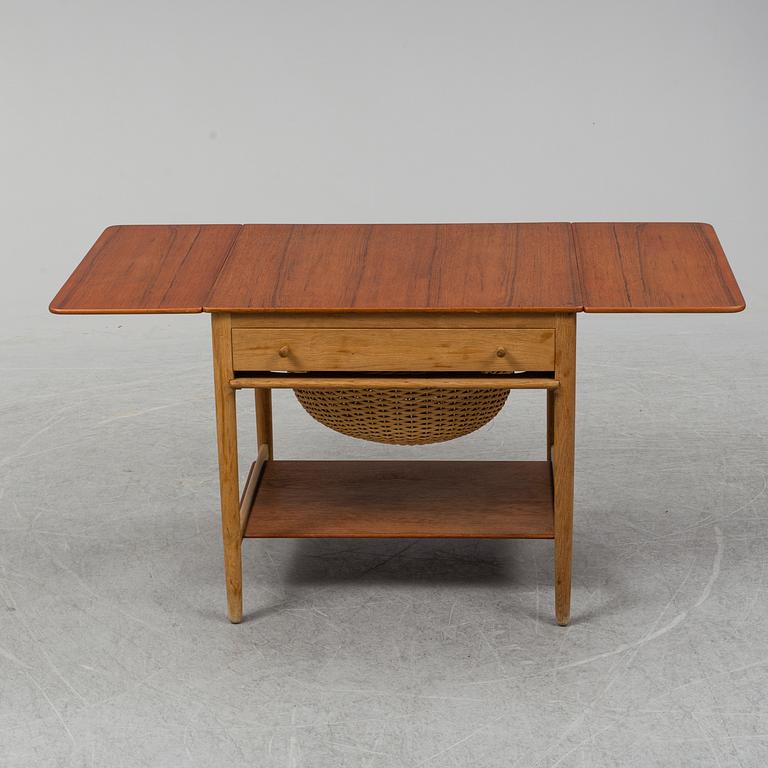 HANS J WEGNER, an oak sewing table, Andreas Tuck, Denmark.