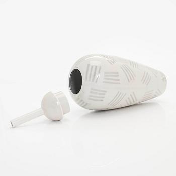 Inkeri Leivo, urna med lock "Primadonna", keramik, signerad Inkeri Leivo Arabia -94.