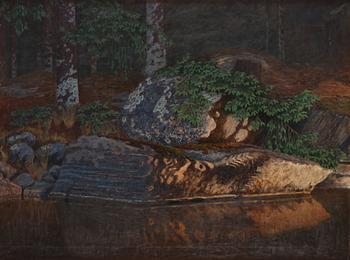 690. Gustaf Fjaestad, Gryningsmorgon.