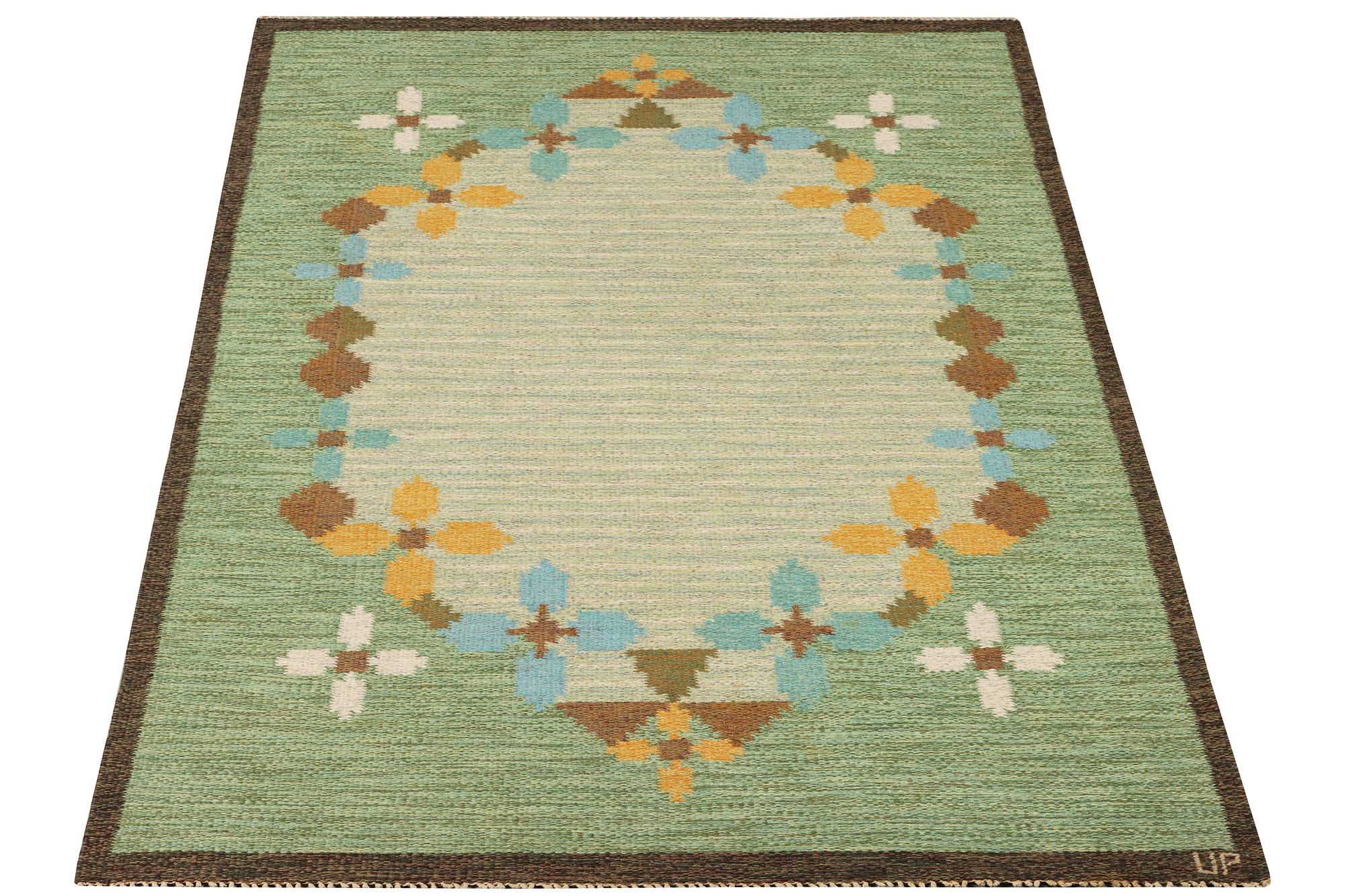 Ulla Parkdal, a flat weave rug c. 197 x 140 cm.