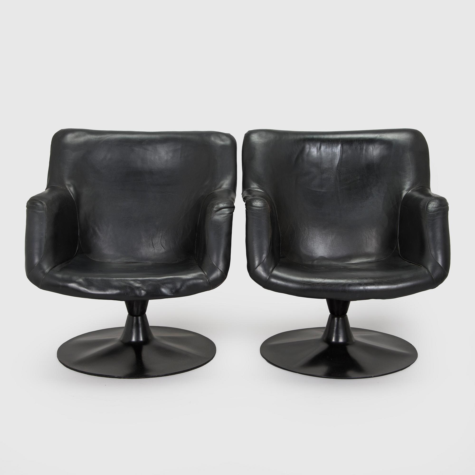 Yrjö Kukkapuro, fåtöljer, ett par, "Junior", Haimi 1960-talets slut.