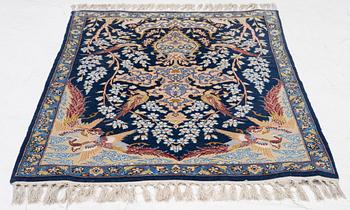 Matta, Isfahan, figural, ca 90 x 65 cm.
