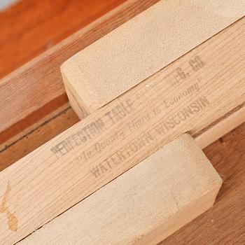 BORD samt STOLAR, 6 st, art déco, 1900-talets första hälft.