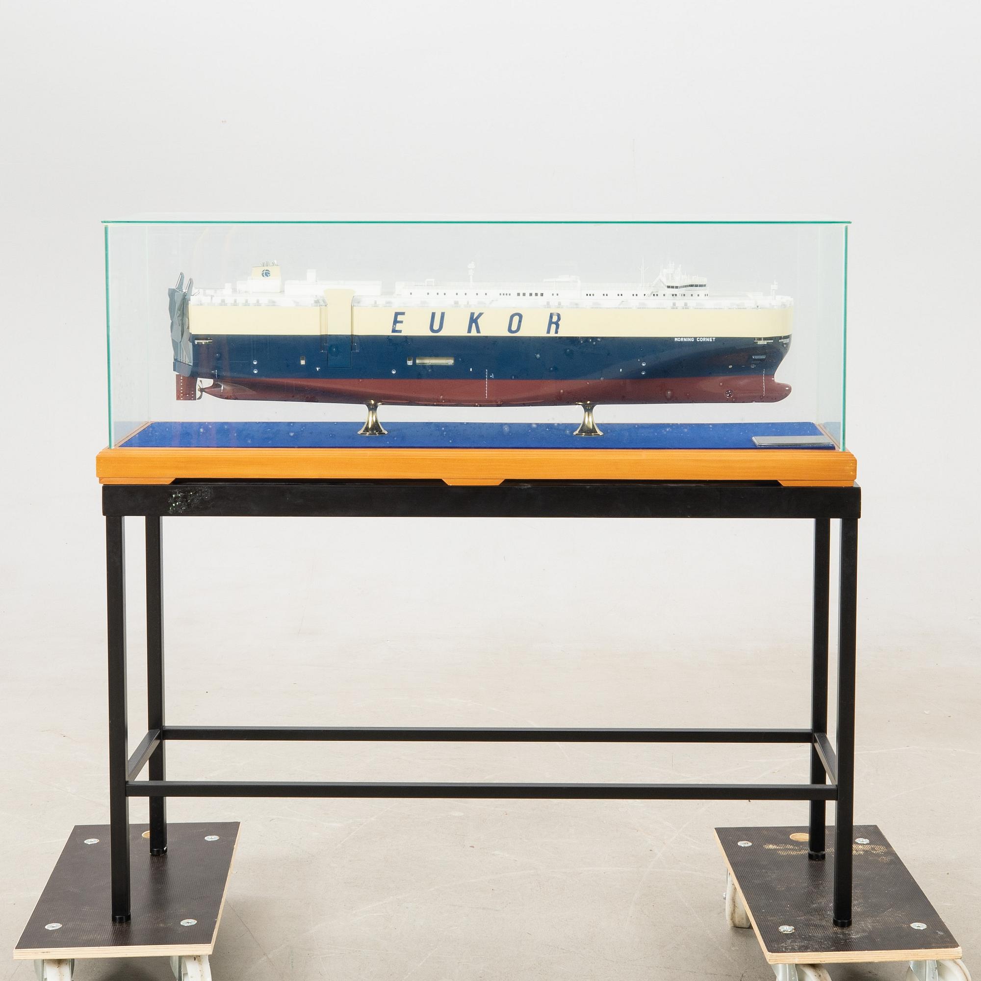 Fartygsmodell "Morning Cornet", Hundai Sahmo Heavy Industies Company LTD. 2007.