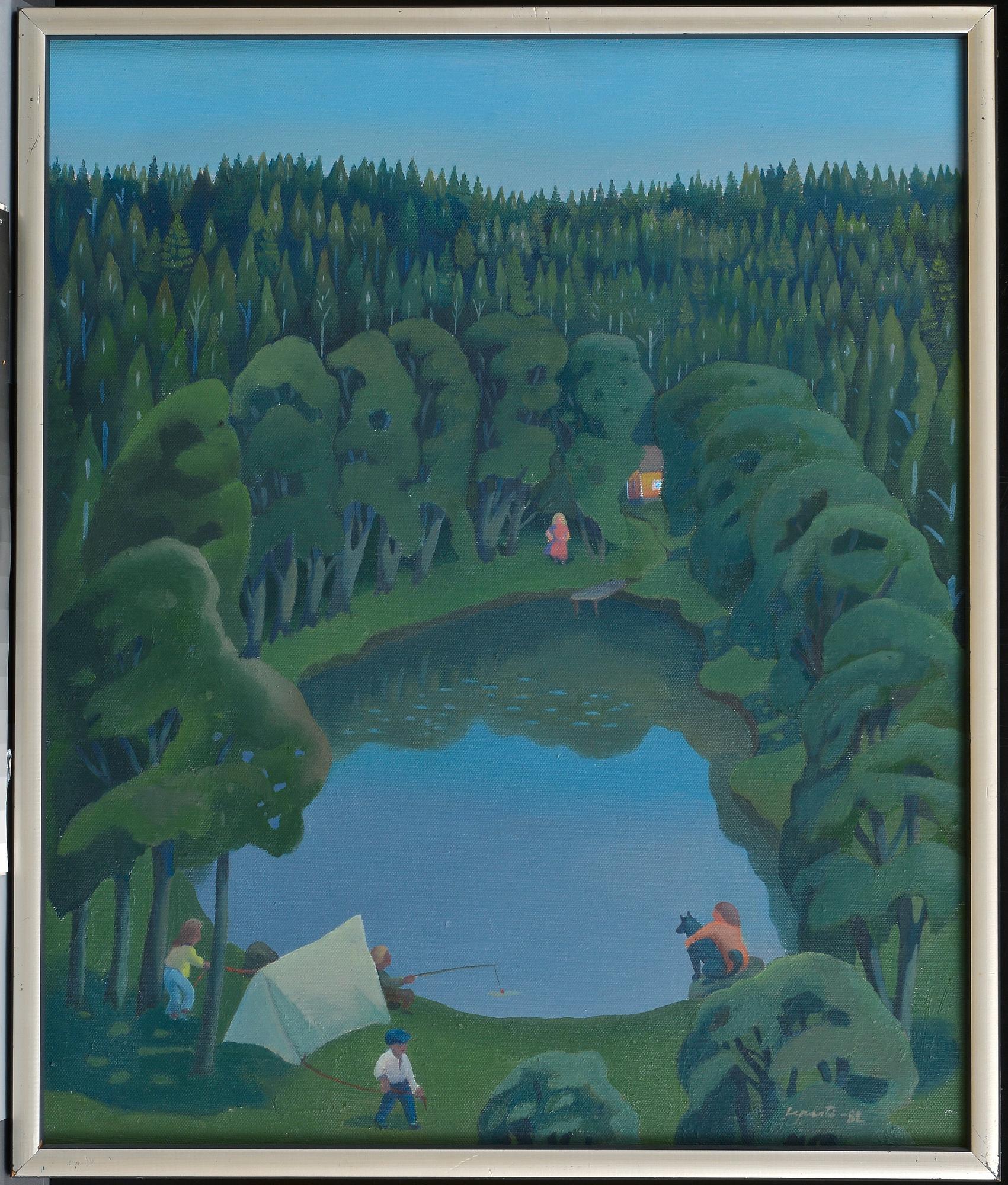 PIRKKO LEPISTÖ, olja på duk, signerad och daterad -82.