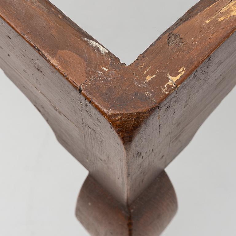 A Swedish rococo tea table with an associated top, 18th and 20th century.