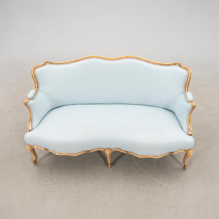 Rococo-style sofa, early to mid-20th century.