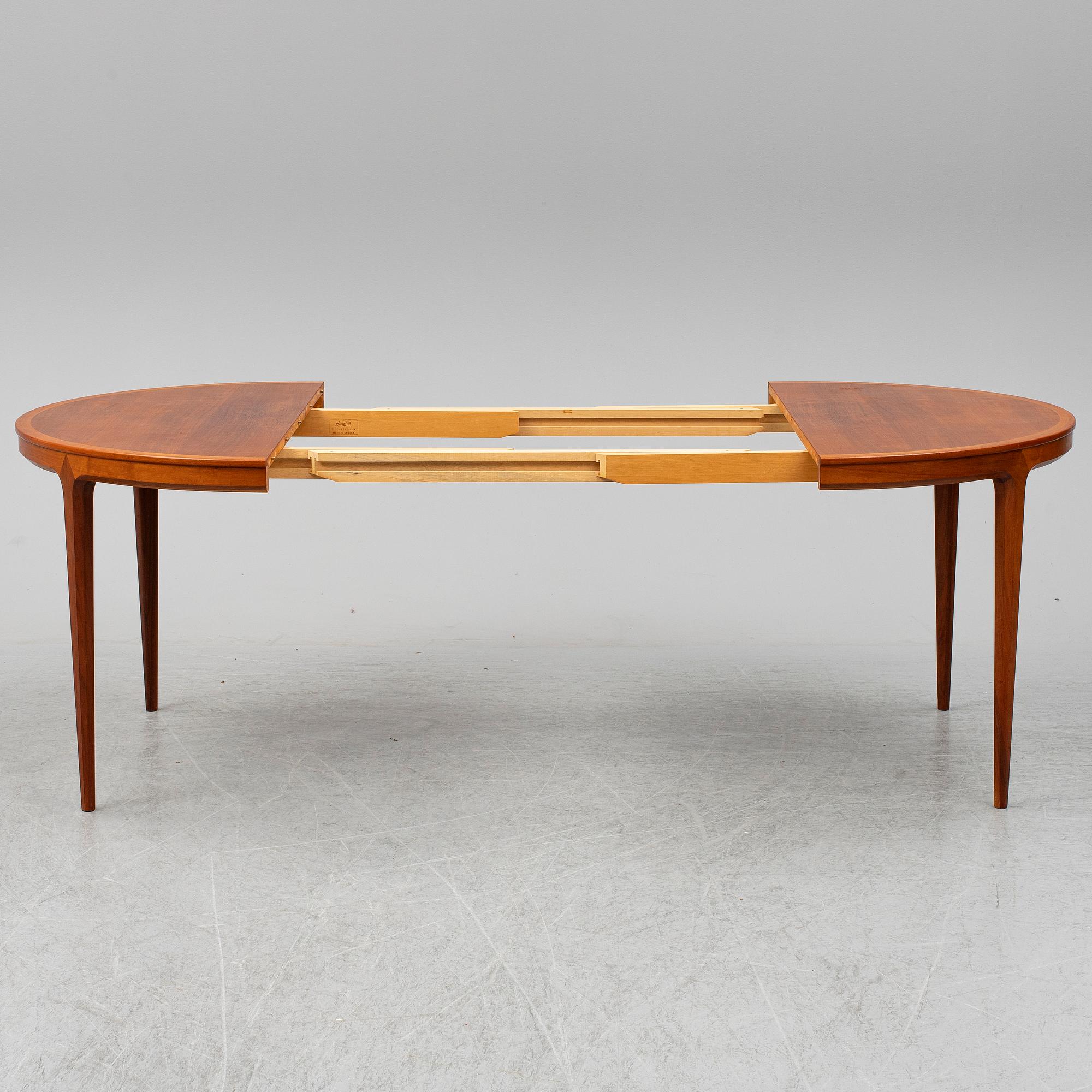 BERTIL FRIDHAGEN, matbord, "Diamant", Bodafors, 1960-tal.