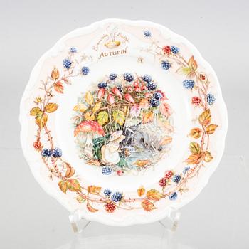 ROYAL DOULTON, porslin, 18 delar,  te- och kaffeservis,  Brambly Hedge, England, 1980-tal.