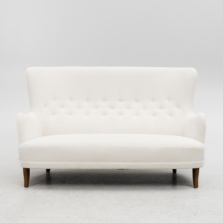 Carl Malmsten, sofa, "Patronen". OH Sjögren, second half of the 20th century.