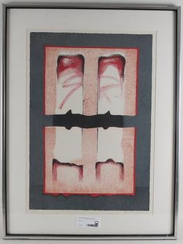 UNO SVENSSON och OKÄND KONSTNÄR, färglitografi resp pastell, sign.