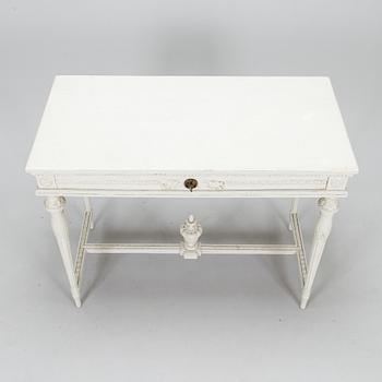 A late Gustavian style console table, first half of the 20th century.