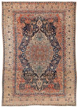 473. A Kashan 'Mohtasham' carpet, Central Persia, c. 320 x 226 cm.